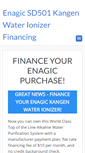 Mobile Screenshot of finance-kangen-water.com