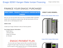 Tablet Screenshot of finance-kangen-water.com